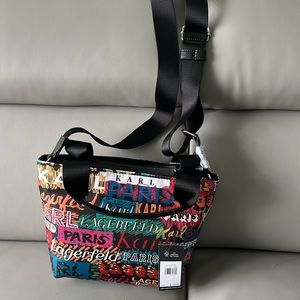 Karl Lagerfeld adjustable crossbody bag.
Graffiti style. Gorgeous. Brand new!🆕